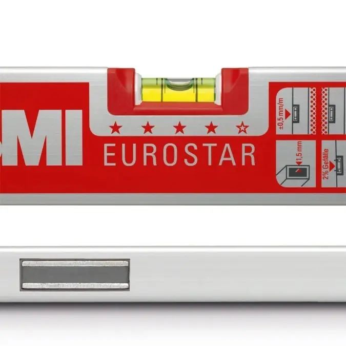 Poziomica aluminiowa magnetyczna 100cm BMI EUROSTAR MAGNET 100 Oferta limitowana
