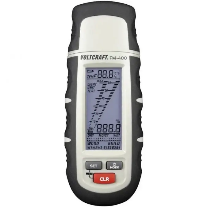 Wilgotnościomierz do materiałów VOLTCRAFT FM‑400, inwazyjny 409236 Okazja
