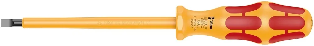 Popularny Wkrętak do śrub z rowkiem Kraftform, izolowany 1060 i VDE, 1 x 5.5 x 125 mm 05051587001