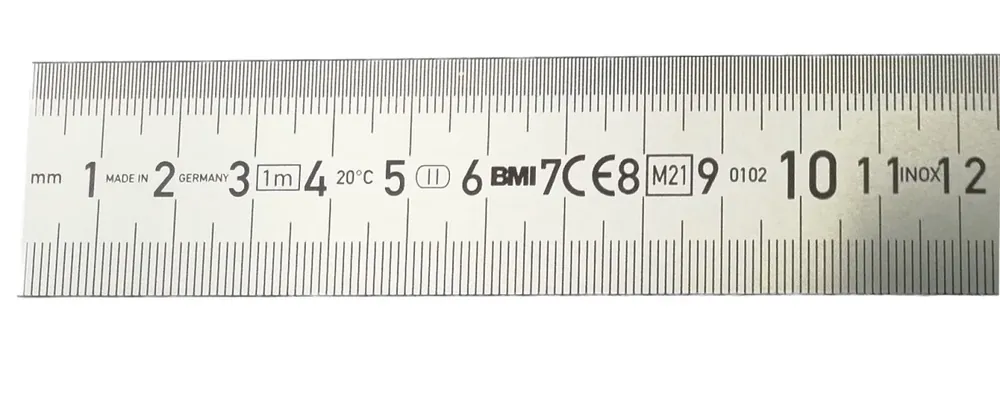 Liniał stalowy półsztywny nierdzewny 2000 mm 16‑203‑31 Rabat