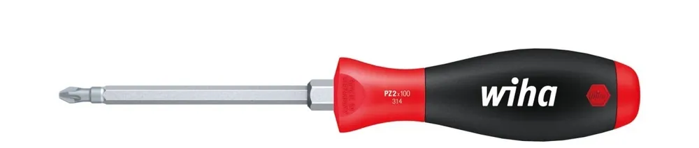 Kup teraz Wiha Wkrętak SoftFinish Pozidriv z trzonem sześciokątnym i nasadką sześciokątną PZ2 x 100 mm 3142 00777
