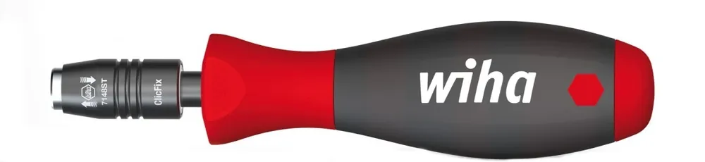 Wiha Wkrętak z uchwytem na bity SoftFinish CentroFix, blokowany mechanicznie 1/4 149 mm 3871403501 40331 Super okazja