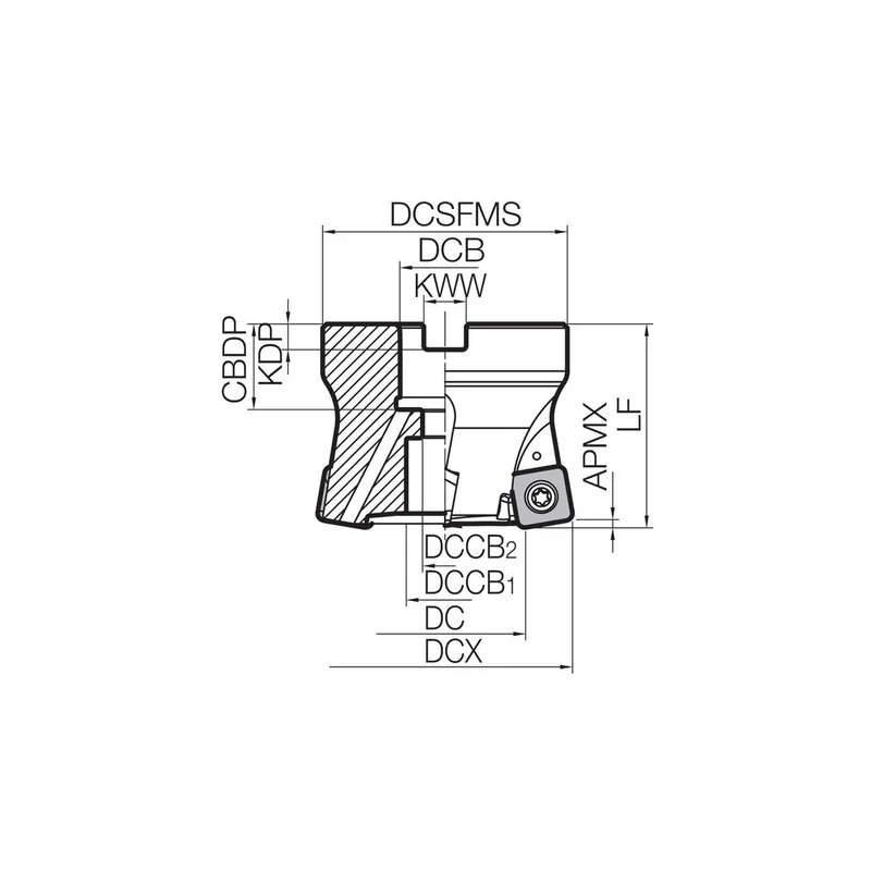 Wyprzedaż Milling Toolholder - MFH100R-14-6T