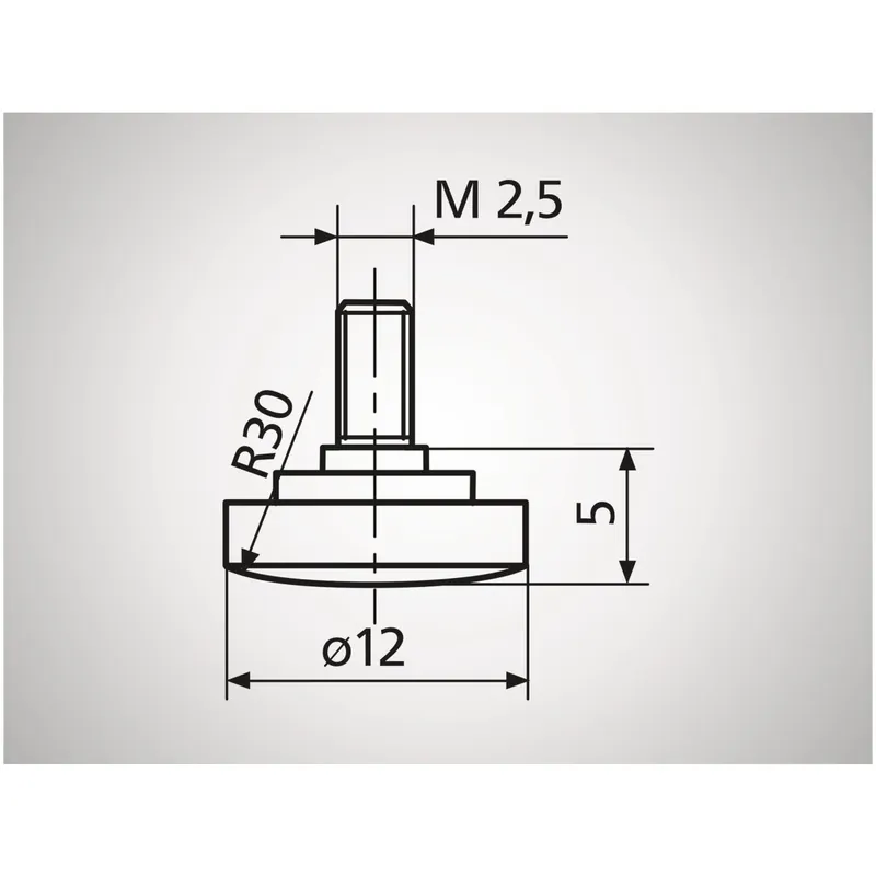 Szybka wysyłka 908 SPHERICAL CONTACT POINT steel
