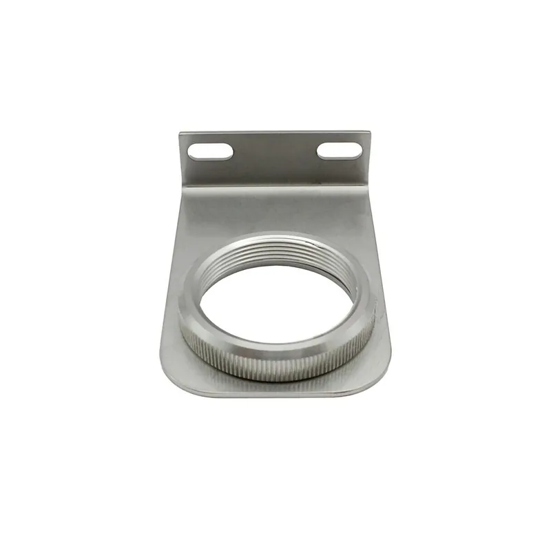 Mounting bracket made of stainless steel 1.4401 with nut M45x1.5 Rabat