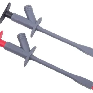 Zniżka Zestaw zacisków krokodylkowych w stylu tłokowym z przemysłowymi szczękami (max 12mm) dł. 158cm CATIII 1000V 10A CEM CF‑734760