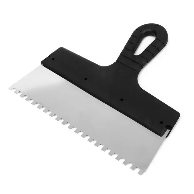 Szpachla ze stali nierdzewnej do kleju z zębami 250 mm, ząb 6 x 6 mm (111‑062) Zamów teraz