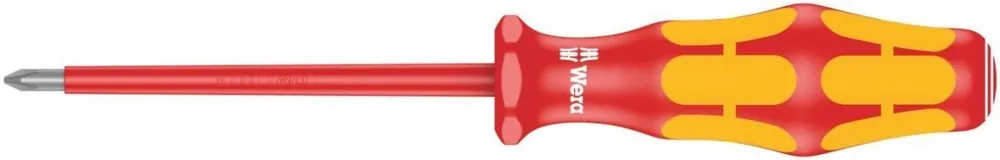 162 i PH VDE Wkrętak krzyżowy Phillips, izolowany, PH 0 x 80 mm, WERA 05006150001 Darmowy zwrot