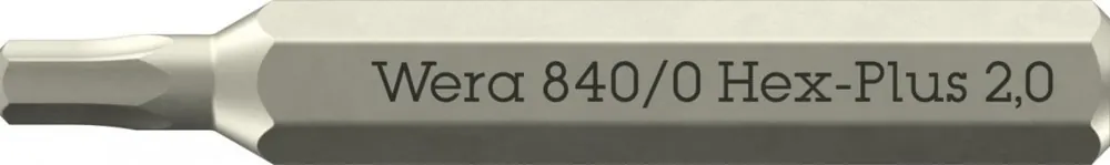 Bity Hex‑Plus 840/0 Micro do śrub z gniazdem sześciokątnym, 2 x 30 mm, WERA 05058111001 Wybór klientów