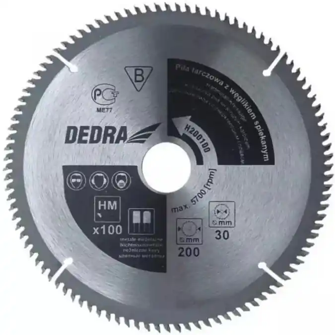 Piła tarczowa do aluminium 200*30mm/100z Cena promocyjna