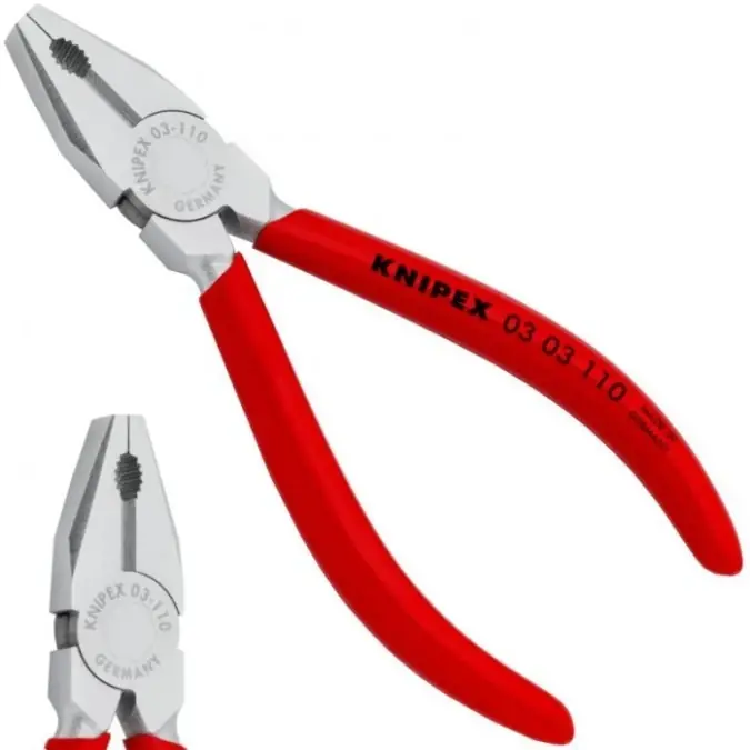 Szczypce uniwersalne miniaturowe 110mm chromowane KNIPEX 03 03 110 Ograniczona ilość