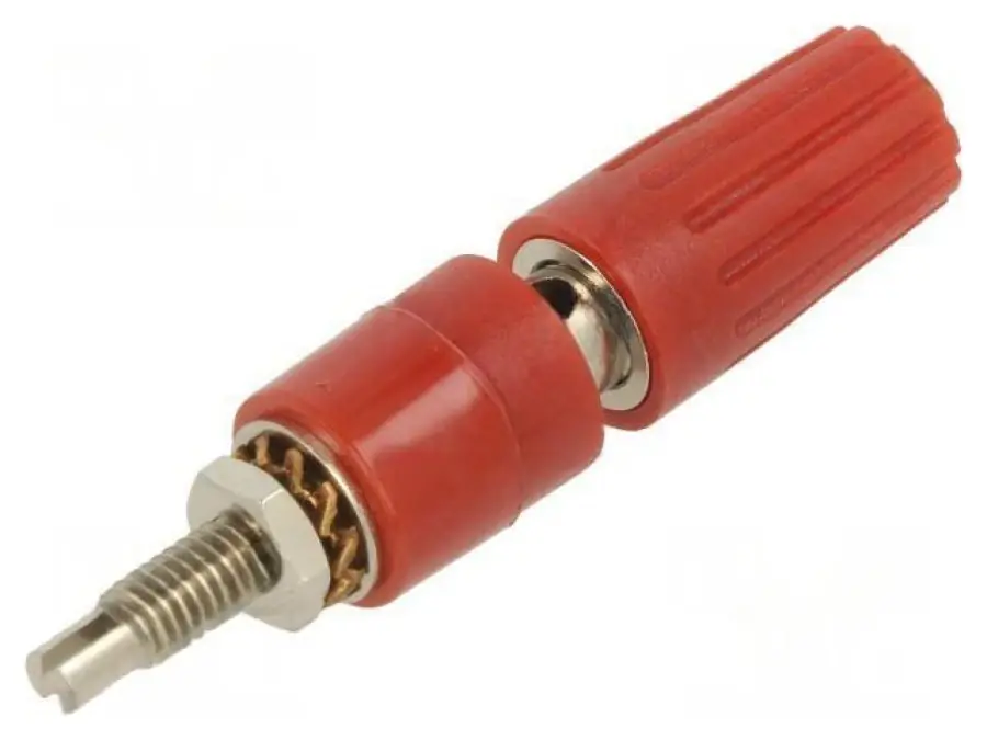 Bezpieczna płatność Złącze laboratoryjne bananowe 4mm gniazdo 30VAC 60VDC 35A 23.0330‑22