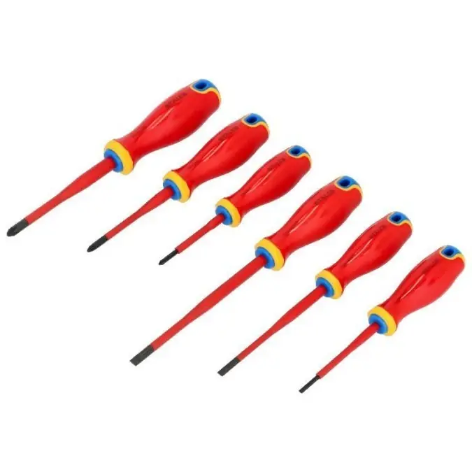 Super okazja Wkrętaki elektrotechniczne 6 elem. STAL S2 1000V STALCO S‑12284