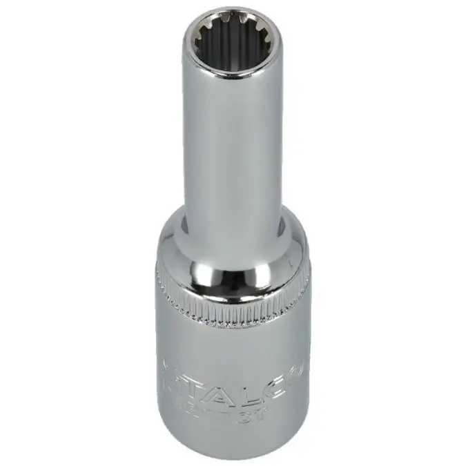 Super okazja Nasadka Spline głęboka 1/2” 19mm CrV STALCO PERFECT S‑85493