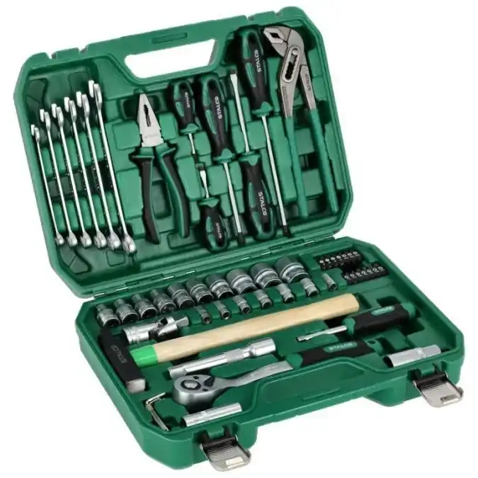 Oferta czasowa Zestaw multinarzędziowy 1/2”+1/4” 55 elem. bmc STALCO S‑54011