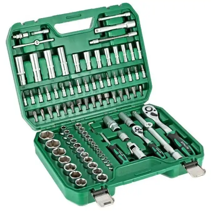 Zestaw kluczy nasadowych 1/2”+1/4” 94 elem. opakowanie BMC STALCO S011100094 Wybór klientów