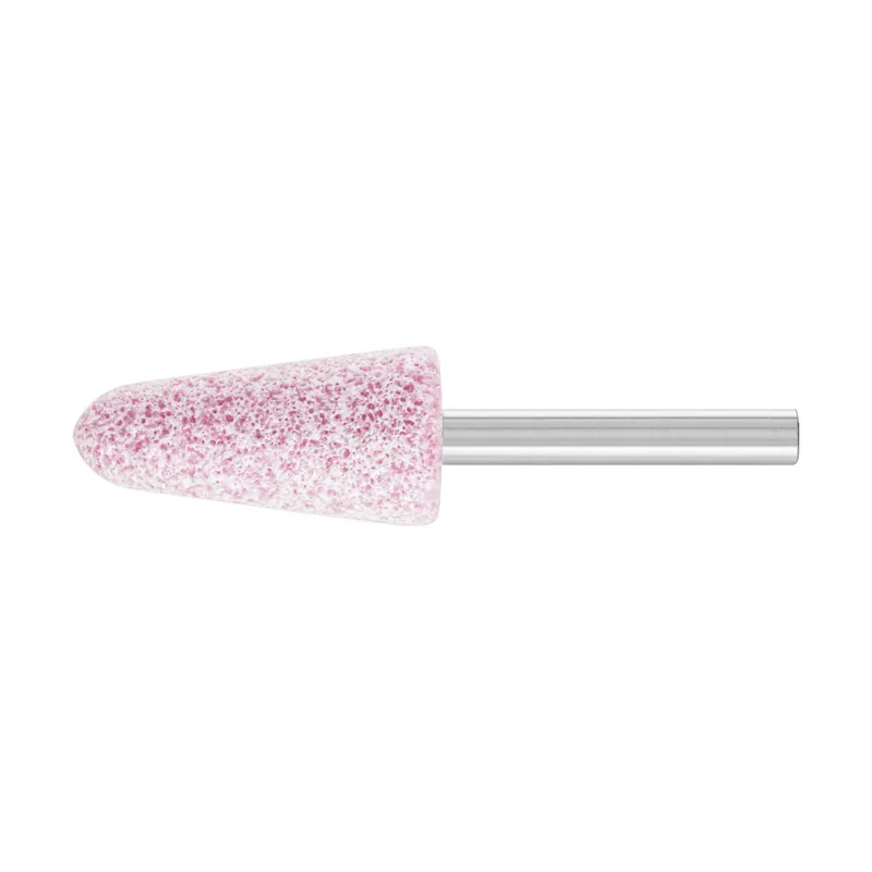 Premium PFERD TOOLS STEEL EDGE mounted point conical dia. 20x40 mm shank dia. 6 mm A30 for steel and cast steel