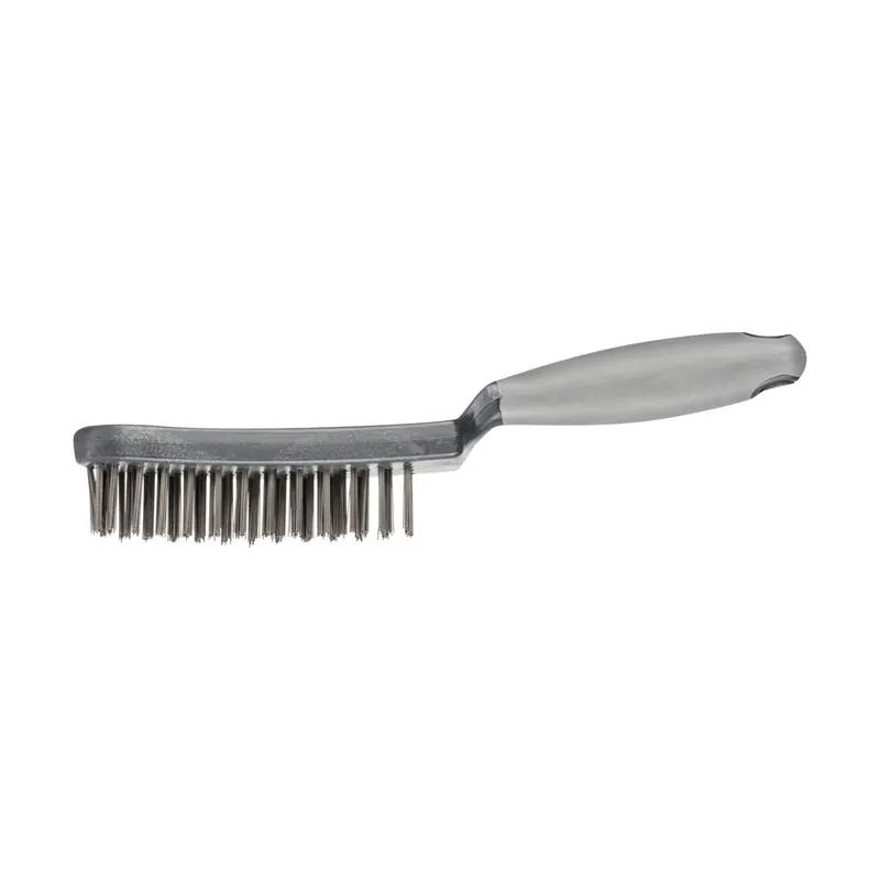 Bezpieczne zakupy PFERD TOOLS scratch brush with plastic body and ergonomic handle HBUP 4 rows steel wire dia. 0.40