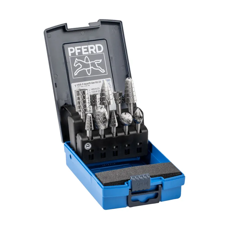PFERD TOOLS HSS rotary cutter set 82 10-piece cut 3 dia. 16/12/10mm shank dia. 6mm universal medium fine Dodaj do koszyka