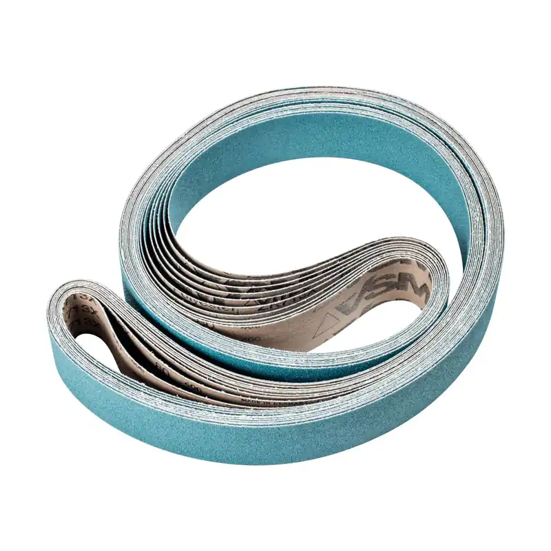Dostępne od ręki PFERD TOOLS Zirkon abrasive belt BA 50x2000mm Z80 for high stock removal with a belt grinder