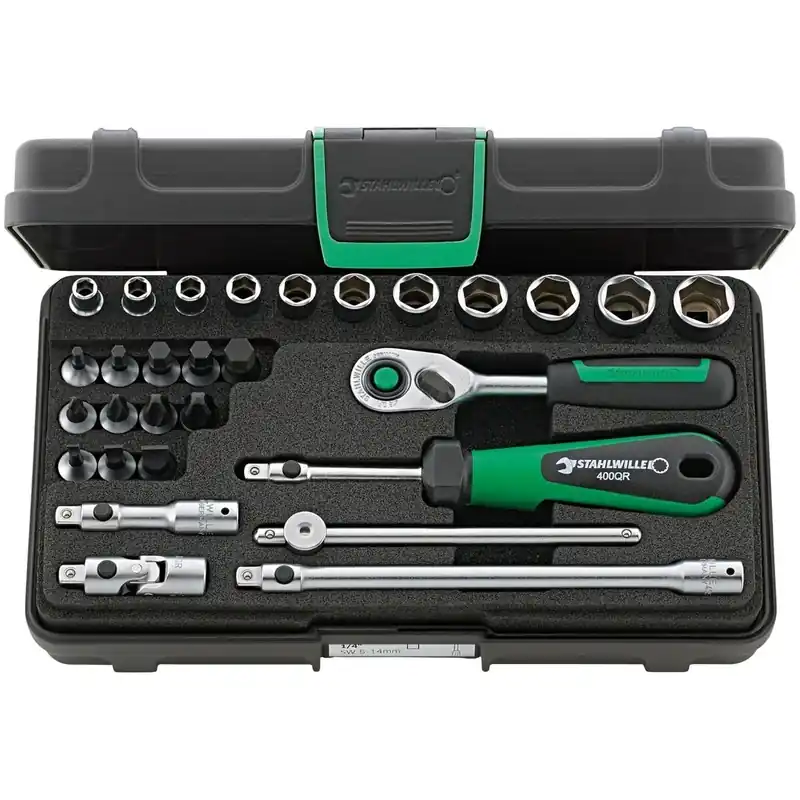 1/4″ socket spanner set 40/23/6QR KN 29 pcs Dodaj do koszyka