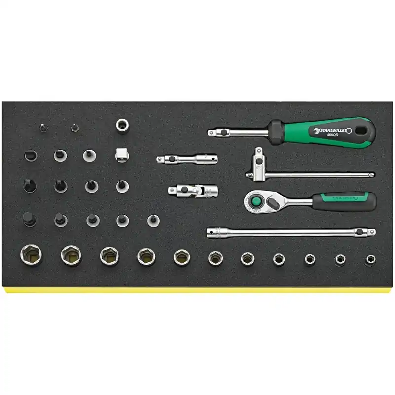 Super okazja 1/4″ socket spanner set TCS 40/41/44/8 QR 33 pcs