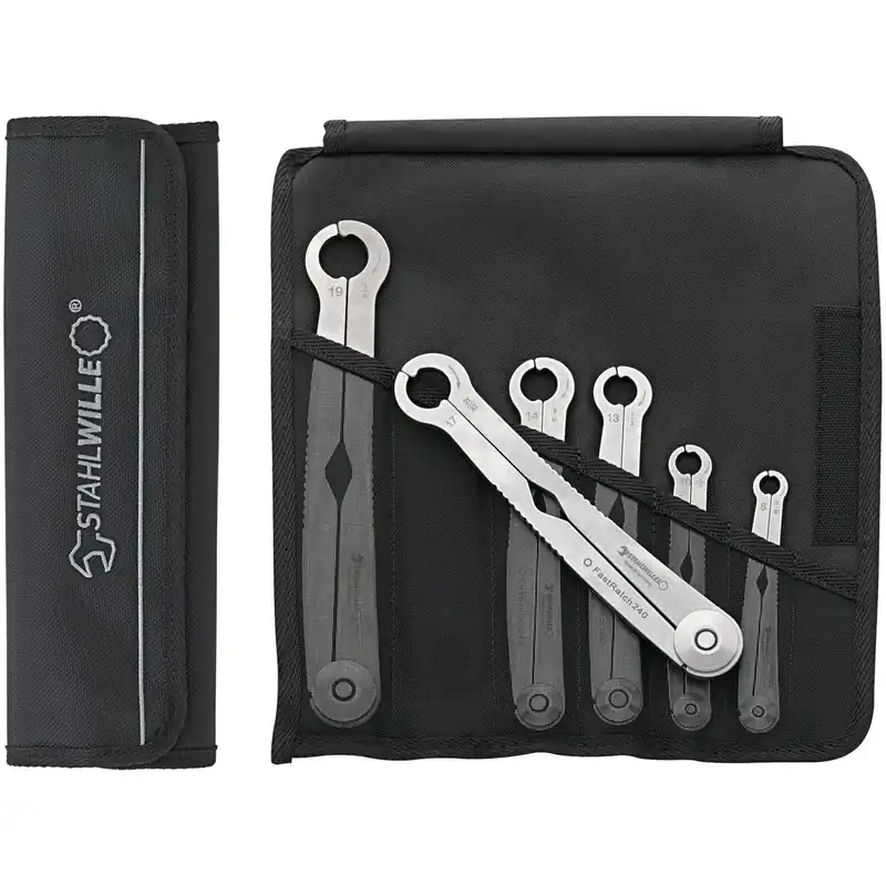 Ratchet spanner set FastRatch 240/6 8 - 19 6 pcs Wysoka jakość