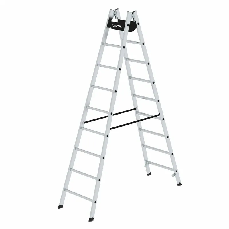 Tylko dziś Aluminium double-sided ladder 2x9 rungs