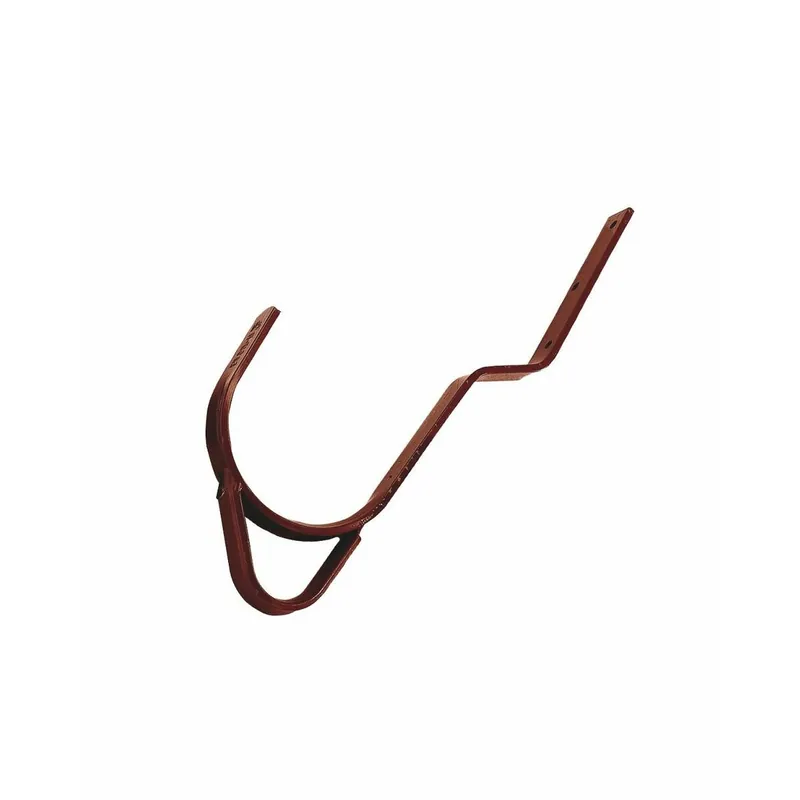 Roof hooks for pantiles and single-hip tiles reddish brown powder-coated Bezpieczne zakupy