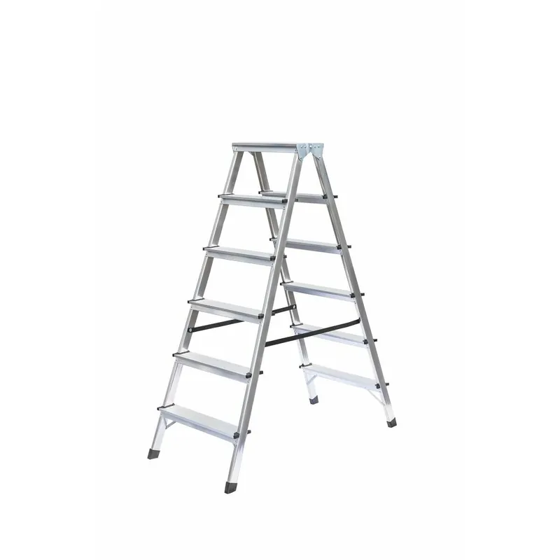 Household ladder with double-sided access 2x6 steps Oferta limitowana
