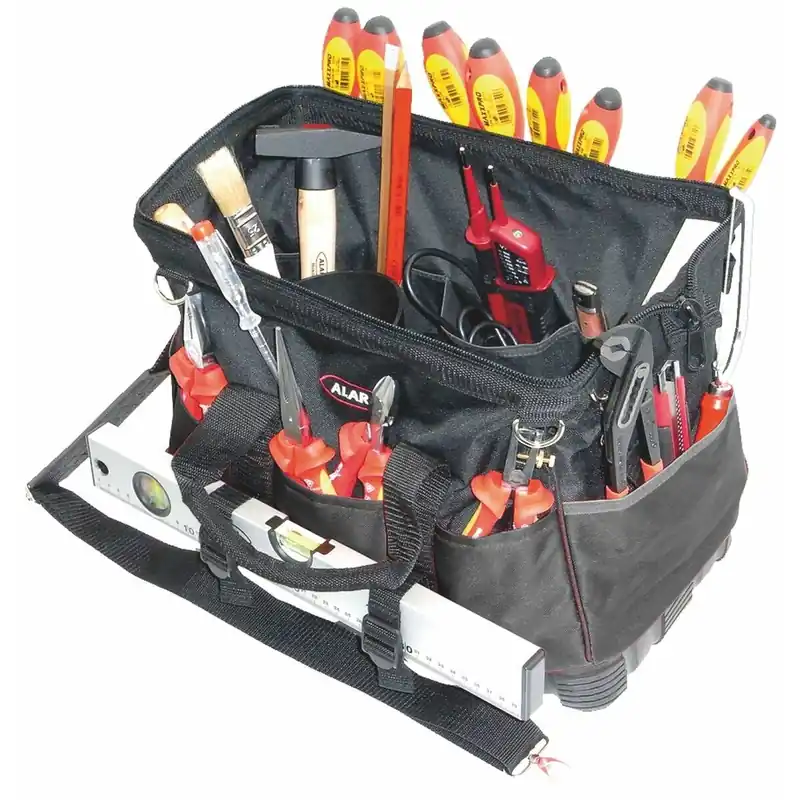 Textile bag 14-TGU, complete, with electric trainee tool pack 14 ELEKT.SORT.EA M. TEXT.TGU Inner l.230mm W.440mm H.320mm 26 pcs Wybór klientów