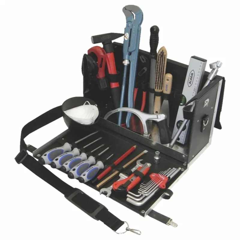 Super okazja Leather bag 5-L3, with plumbing trainee tool pack 5 inside l.150mm w.420mm h.250mm 25pcs