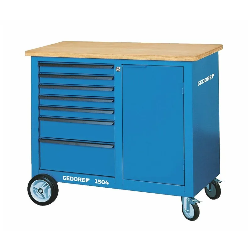 Mobile workbench with 7 drawers Najlepsza cena
