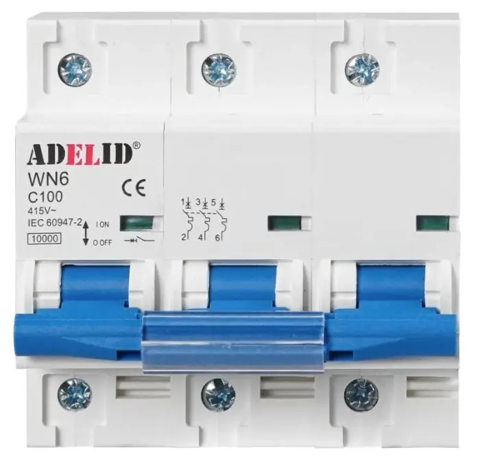Wyłącznik nadprądowy 3P C 100A 6kA AC WN6 3P C100A Cena promocyjna