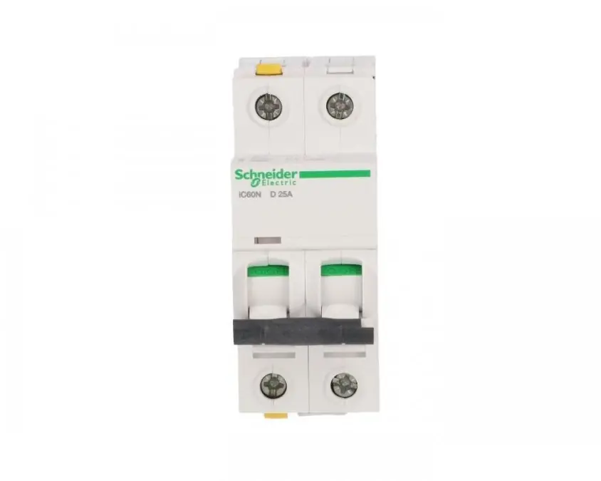 Wyłącznik nadprądowy 2P D 25A 6kA AC iC60N‑D25‑2 Acti9 A9F05225 Niska cena