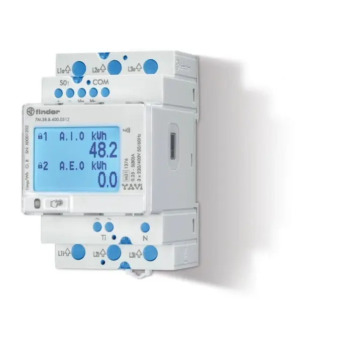 Niska cena Dwukierunkowy trójfazowy licznik energii MID 80A M‑BUS NFC 7M.38.8.400.0312