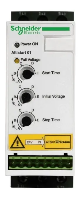 Bezpieczna płatność Softstart do silnika asynchronicznego‑ ATSU01, 6A, 200..480V, 0,75..3 kW ATSU01N206LT