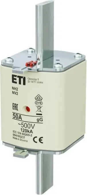Taniej Wkładka bezpiecznikowa NH2 50A gG 500V 004185237 /3szt./