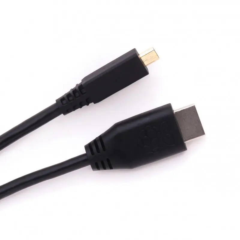 Do wyczerpania zapasów Oficjalny przewód microHDMI - HDMI do Raspberry Pi 1m (czarny)