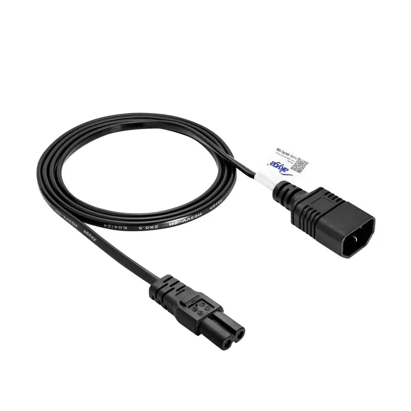 Ekspresowa dostawa Kabel zasilający Akyga AK-PC-15A przedłużacz CCA IEC C7 / C14 1.5m