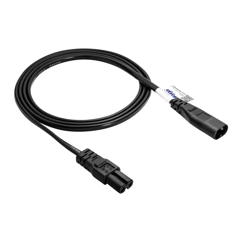 Kup online Kabel zasilający Akyga AK-RD-08A przedłużacz ósemka CCA IEC C7 / IEC C8 1.5m